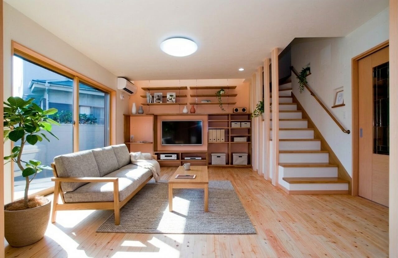 開放感の広々リビング