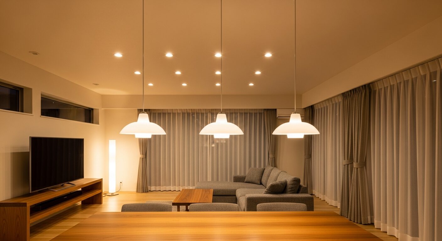 新築住宅の照明計画はどう立てる?失敗しない種類選びと明るさ設計のポイント