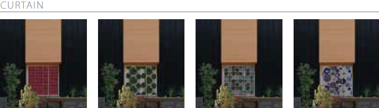 TRETTIO ALKU BLACK CURTAIN