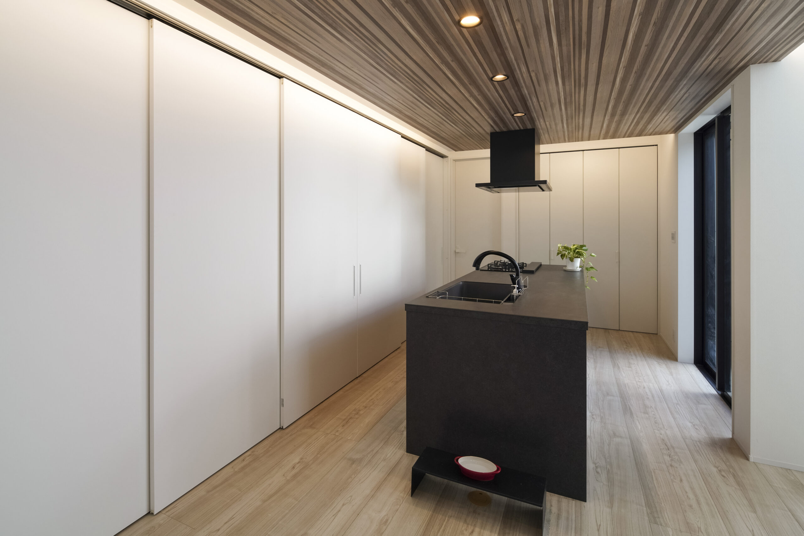 ペットと暮らす中庭のある家