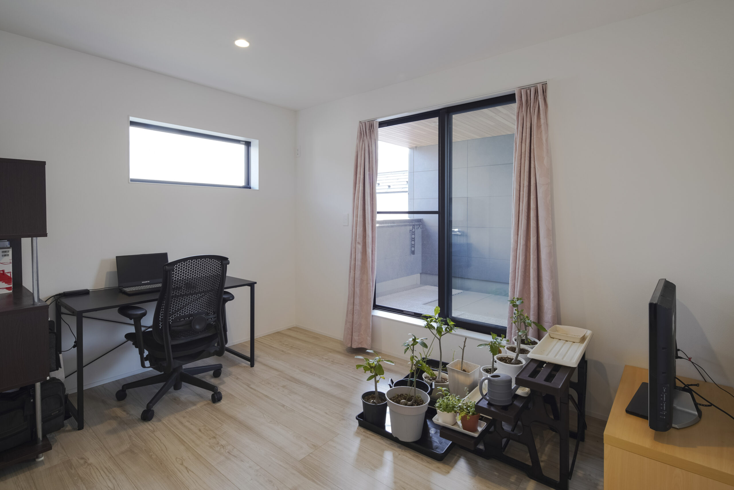 ペットと暮らす中庭のある家