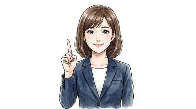 個別相談のスタッフイラスト