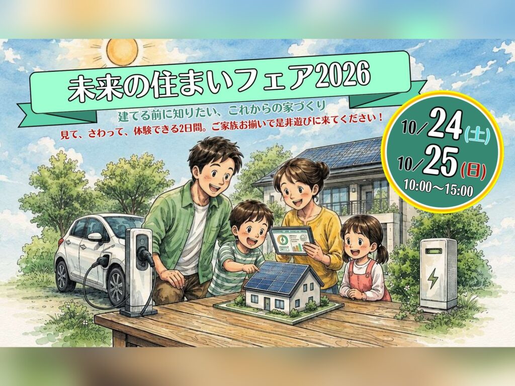 未来の住まいフェア2026|10/24・25開催